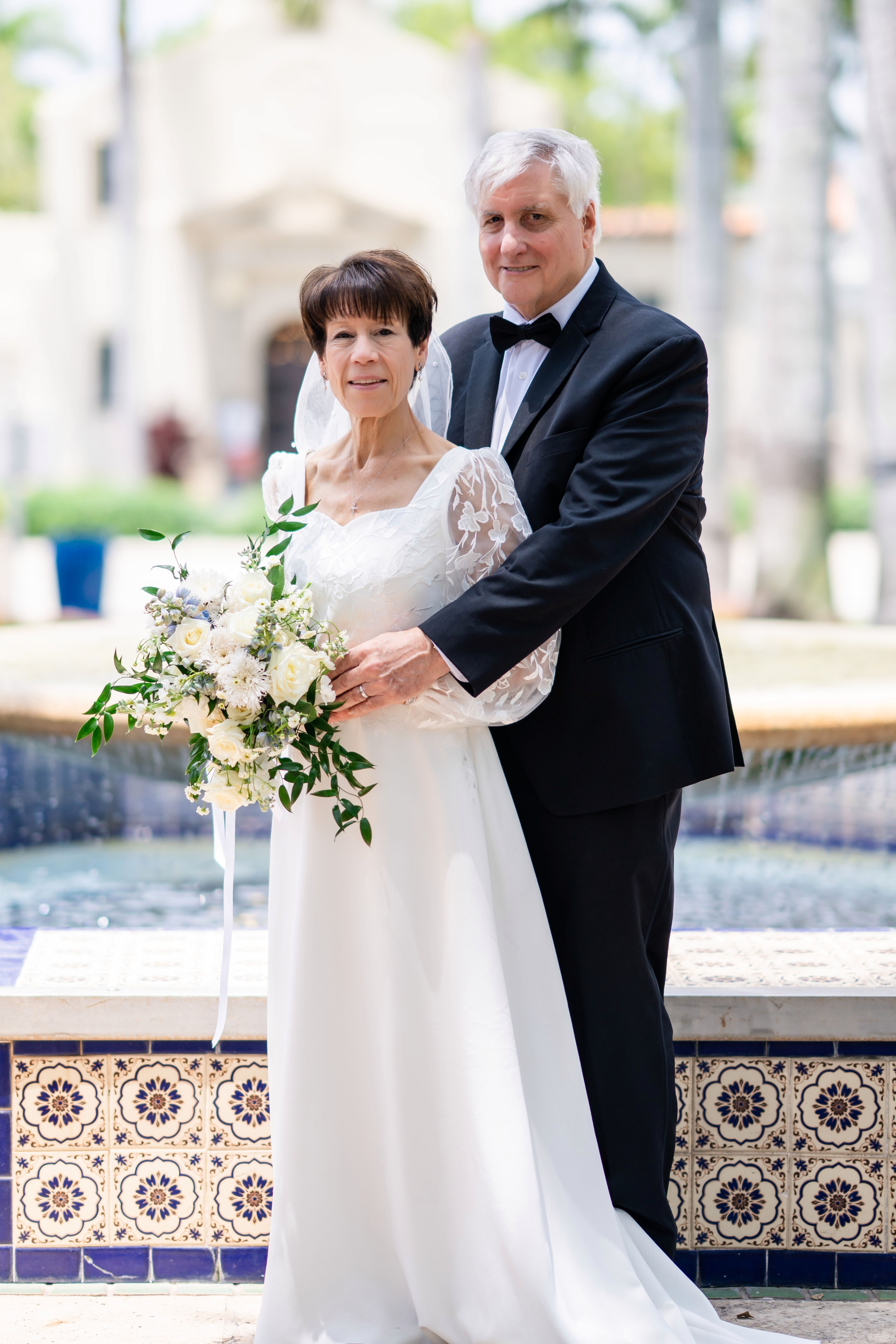 Linda & George's Wedding real wedding photo at St. Joan of Arc Catholic Church, 370 SW 3rd St, Boca Raton, FL 33432